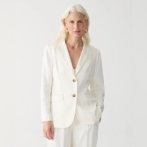J.Crew Long Parke blazer in luster crepe satin BT534